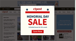 Desktop Screenshot of ctpost.com